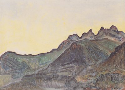 The Dents du Midi by Ferdinand Hodler